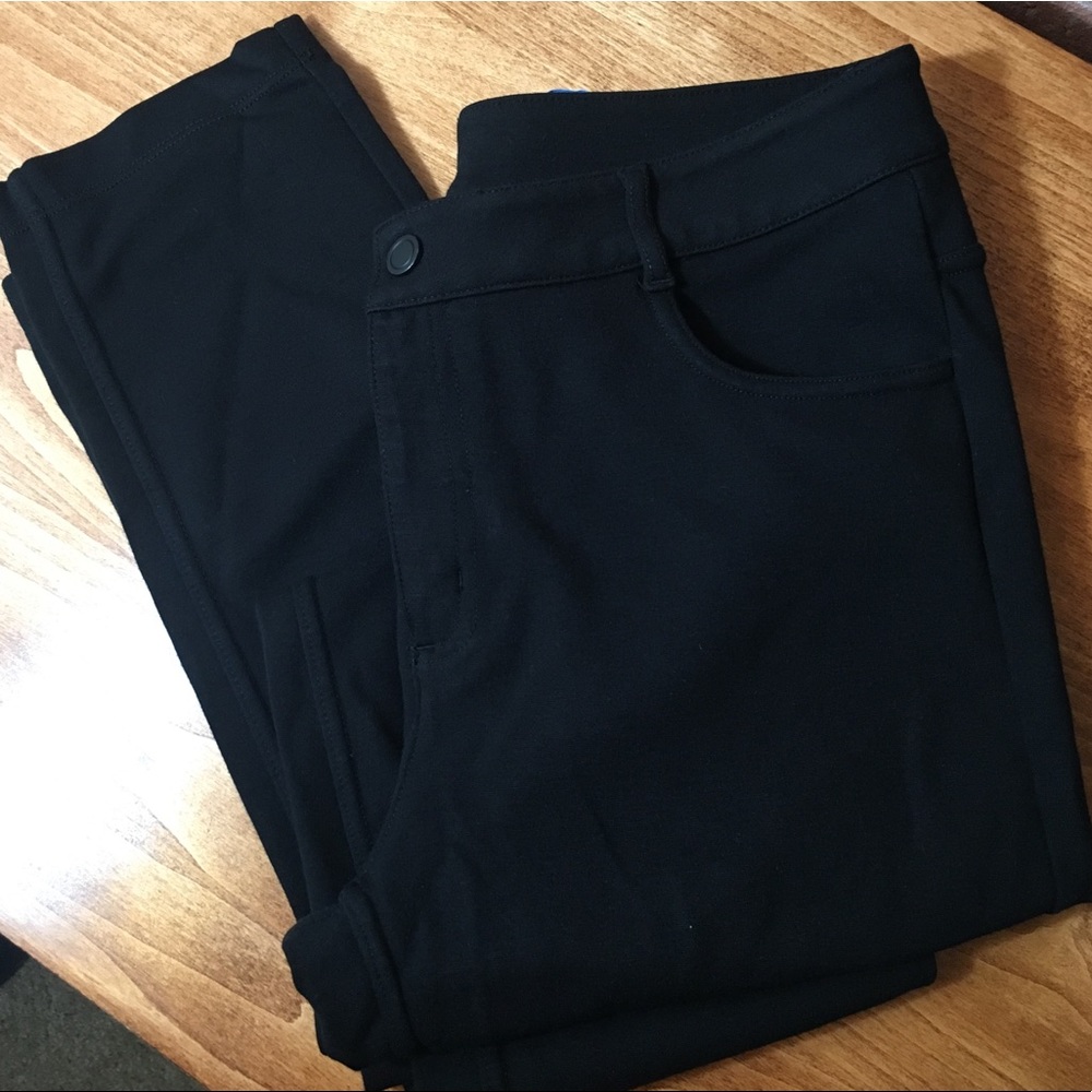 NWOT Athleta Black Skinny Dress Leggings/Pants 4